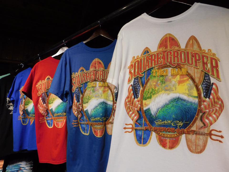 Mens Patriot Surfer Tee - Fort Pierce exclusive